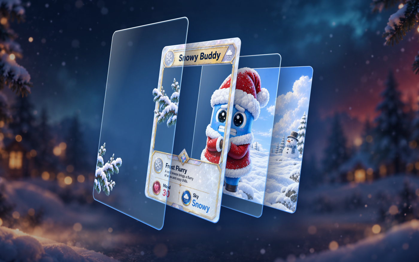 Add real depth to the 3D card (parallax)
