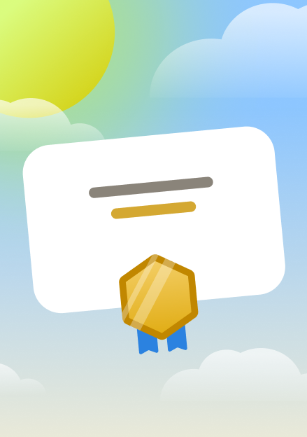 Your Certificate — Rive course module